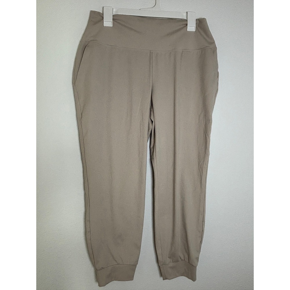 RBX Live Life Active Womens XL Tan Beige Joggers High‎ Waist Athletic Pants